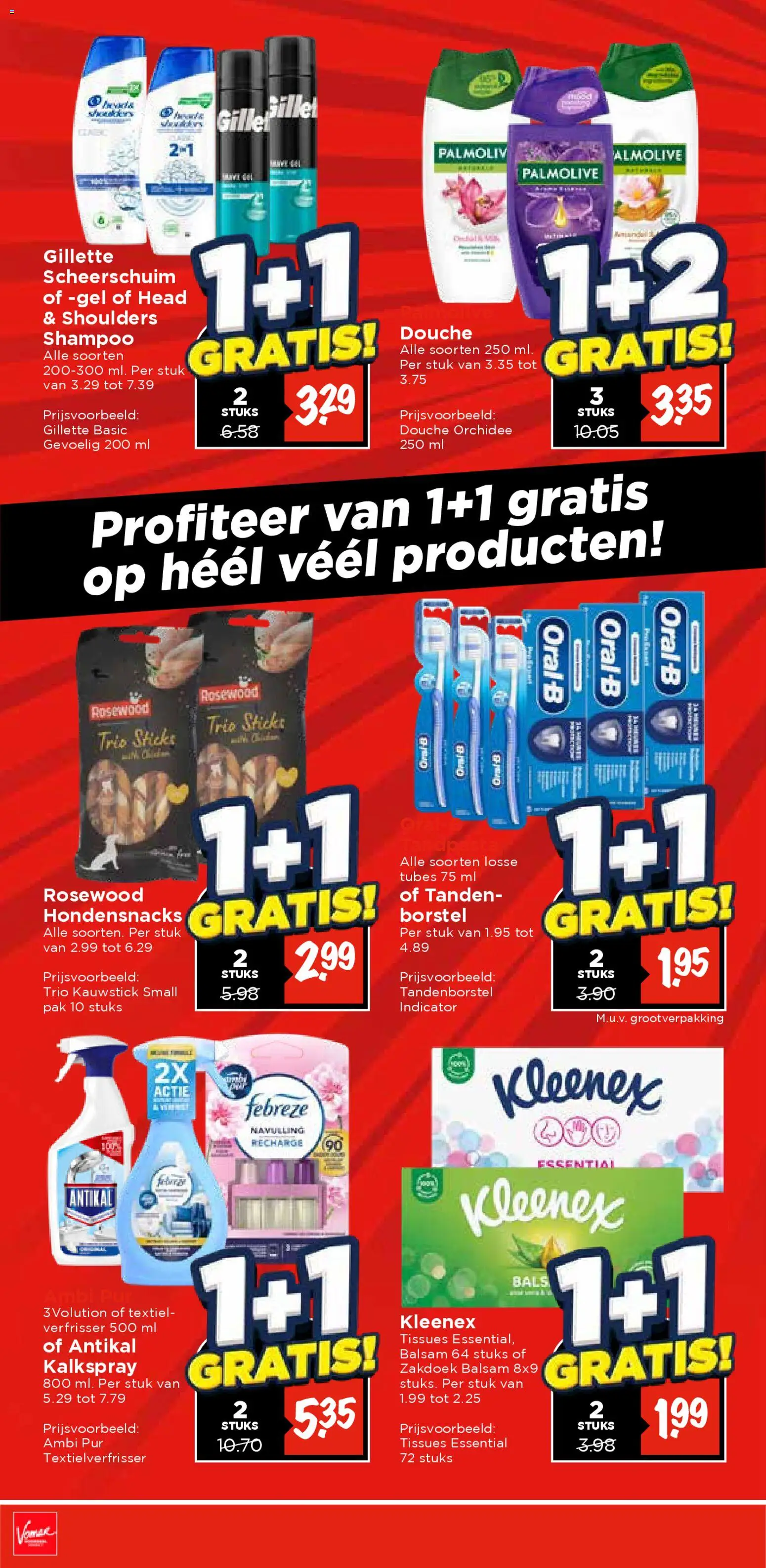 {H1} | Pagina: 5 | Producten: Tandenborstel, Douche, Borstel, Shampoo