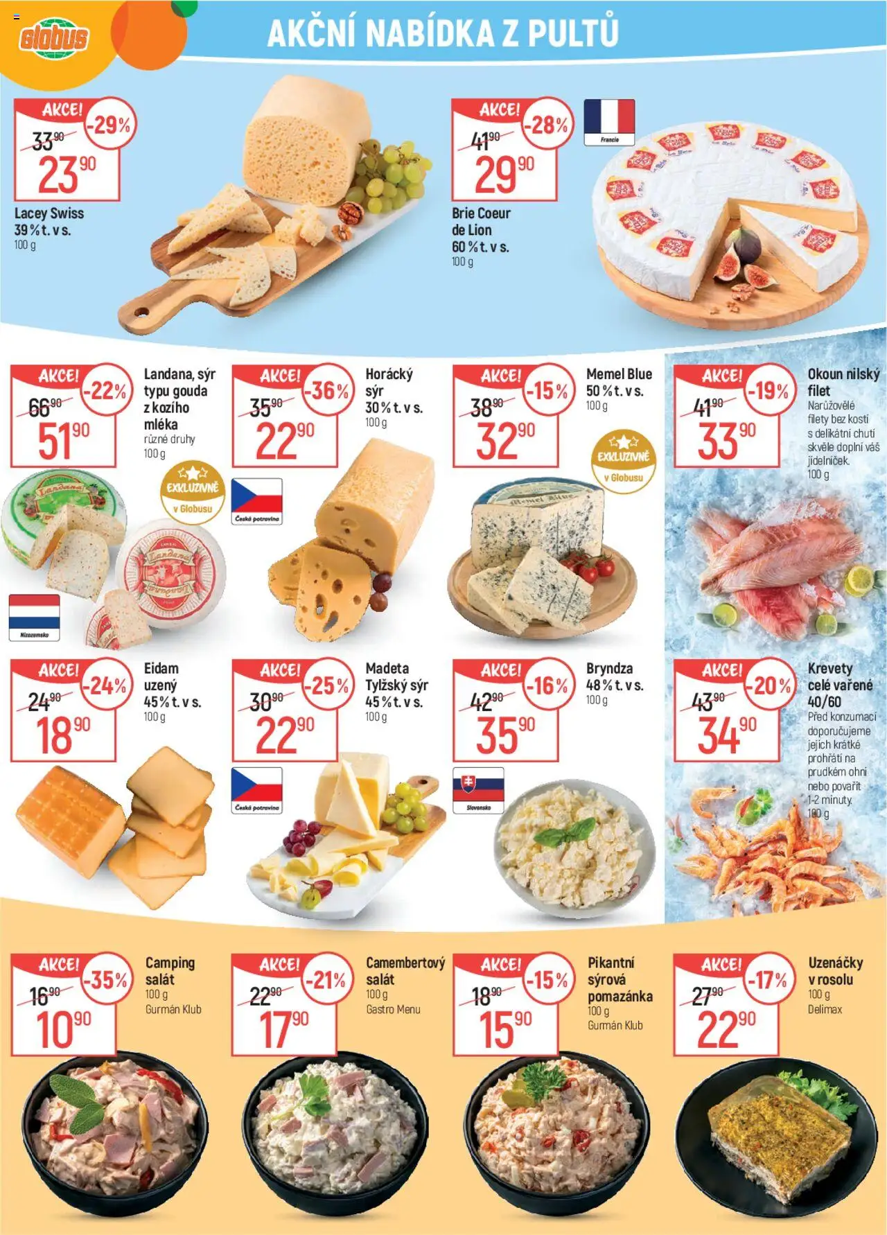 Globus leták od 03.09.2025 | Strana: 9 | Produkty: Globus, Salát, Pomazánka, Filet