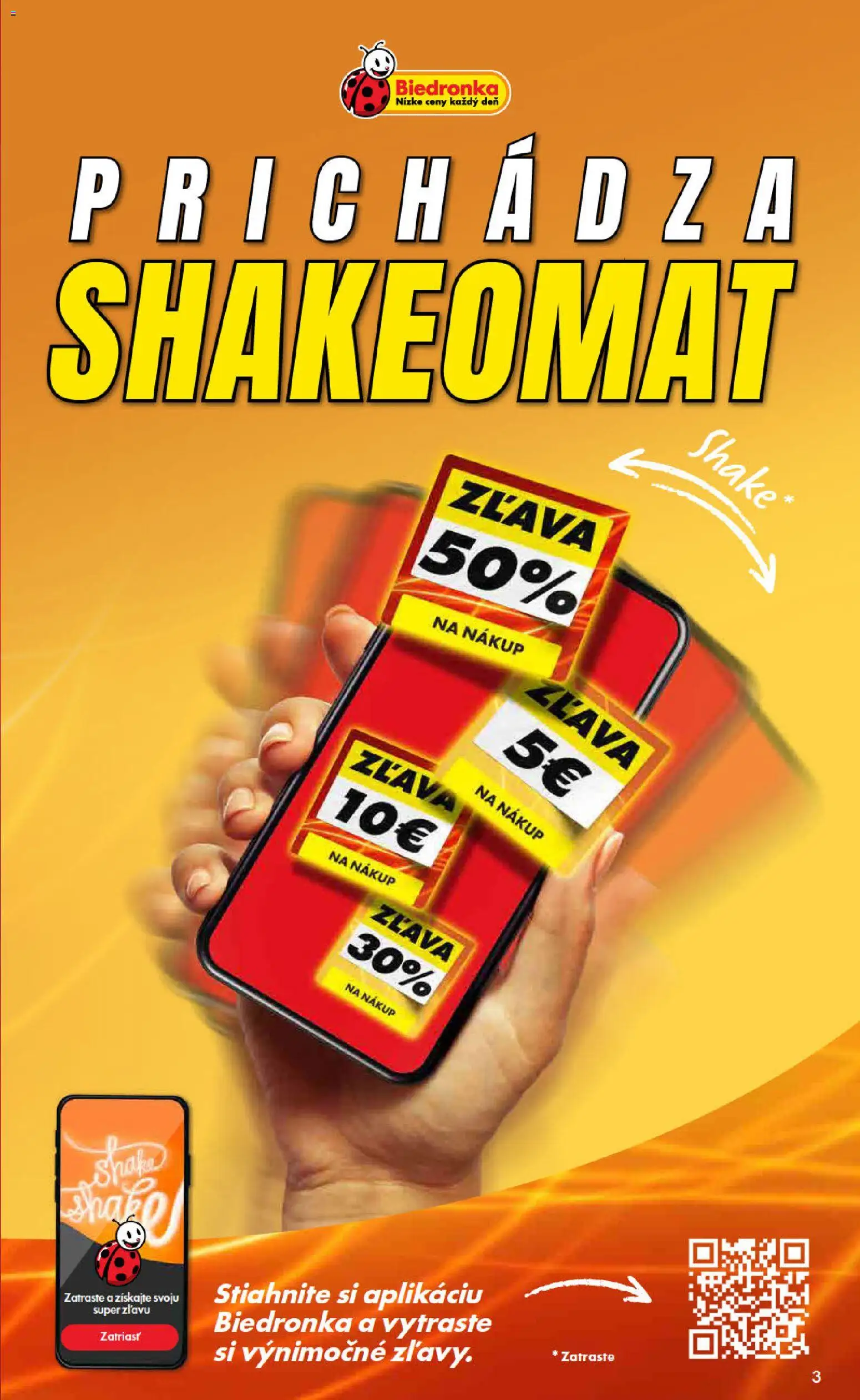 Nové Biedronka akcie – leták je platný od 12.03.2026 | Strana: 3