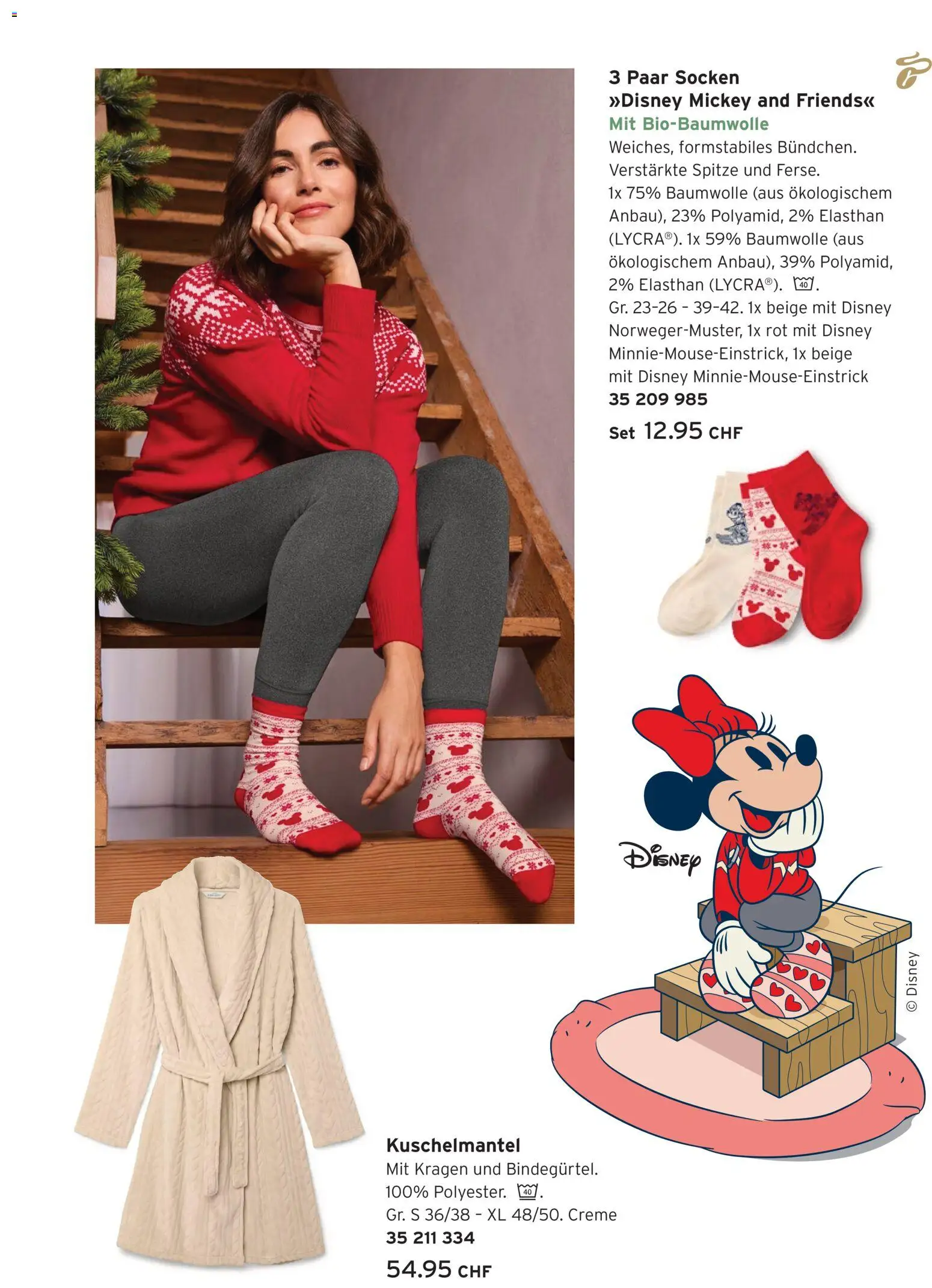 Tchibo Aktionen Disney – gültig ab 16.12.2025 | Seite: 9 | Produkte: Socken, Creme