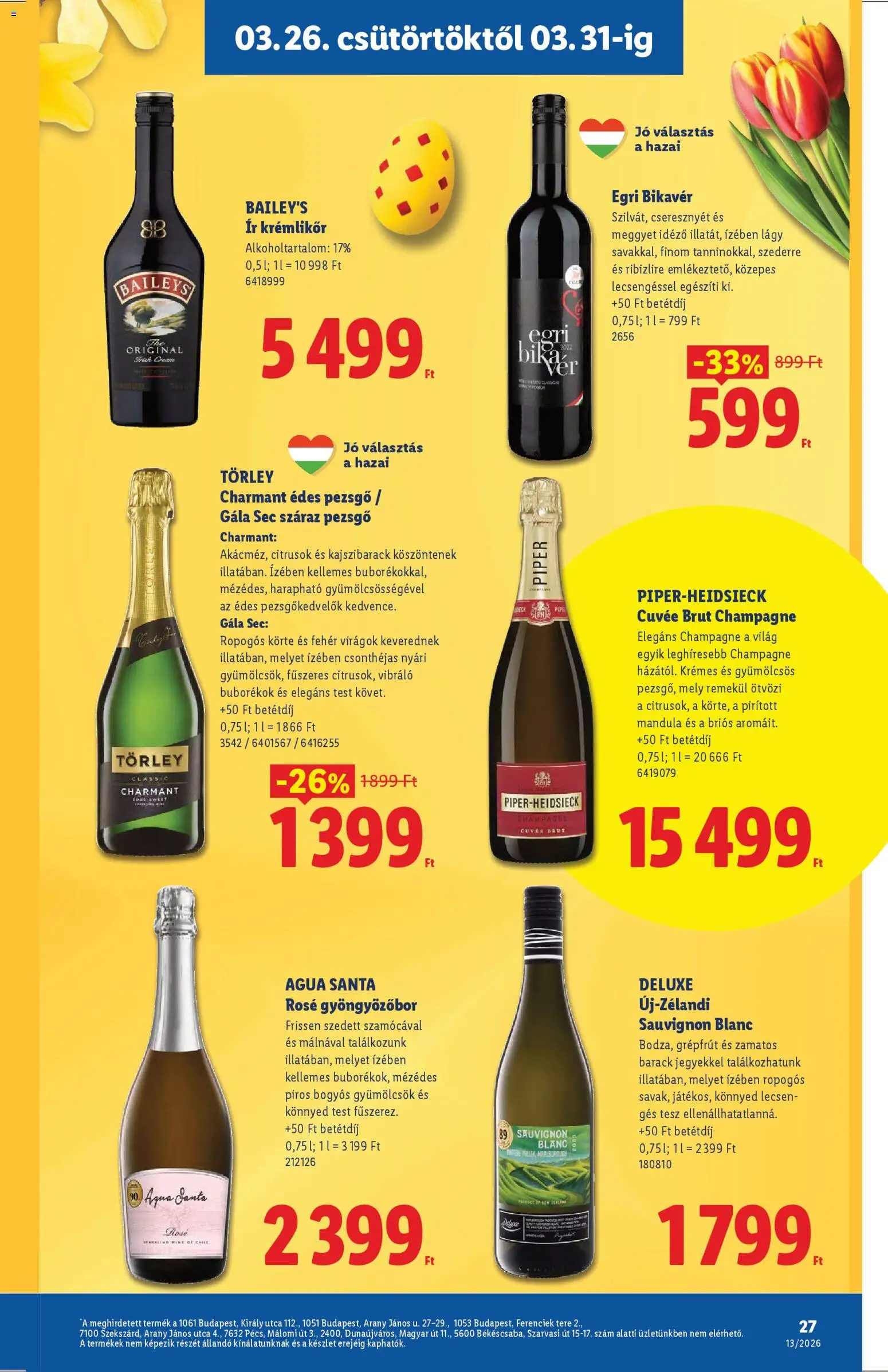 Lidl Akciós Újság 2026.03.26.-tól/töl - fantasztikus ajánlatokat! 🛍️ | Magyarország