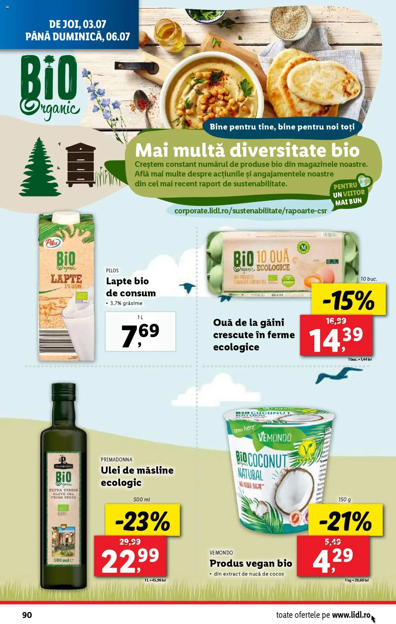 Catalog Lidl – valabil de la 30.06.2025 | Pagină: 90 | Produse: Toplar, Măsline, Ouă, Ulei