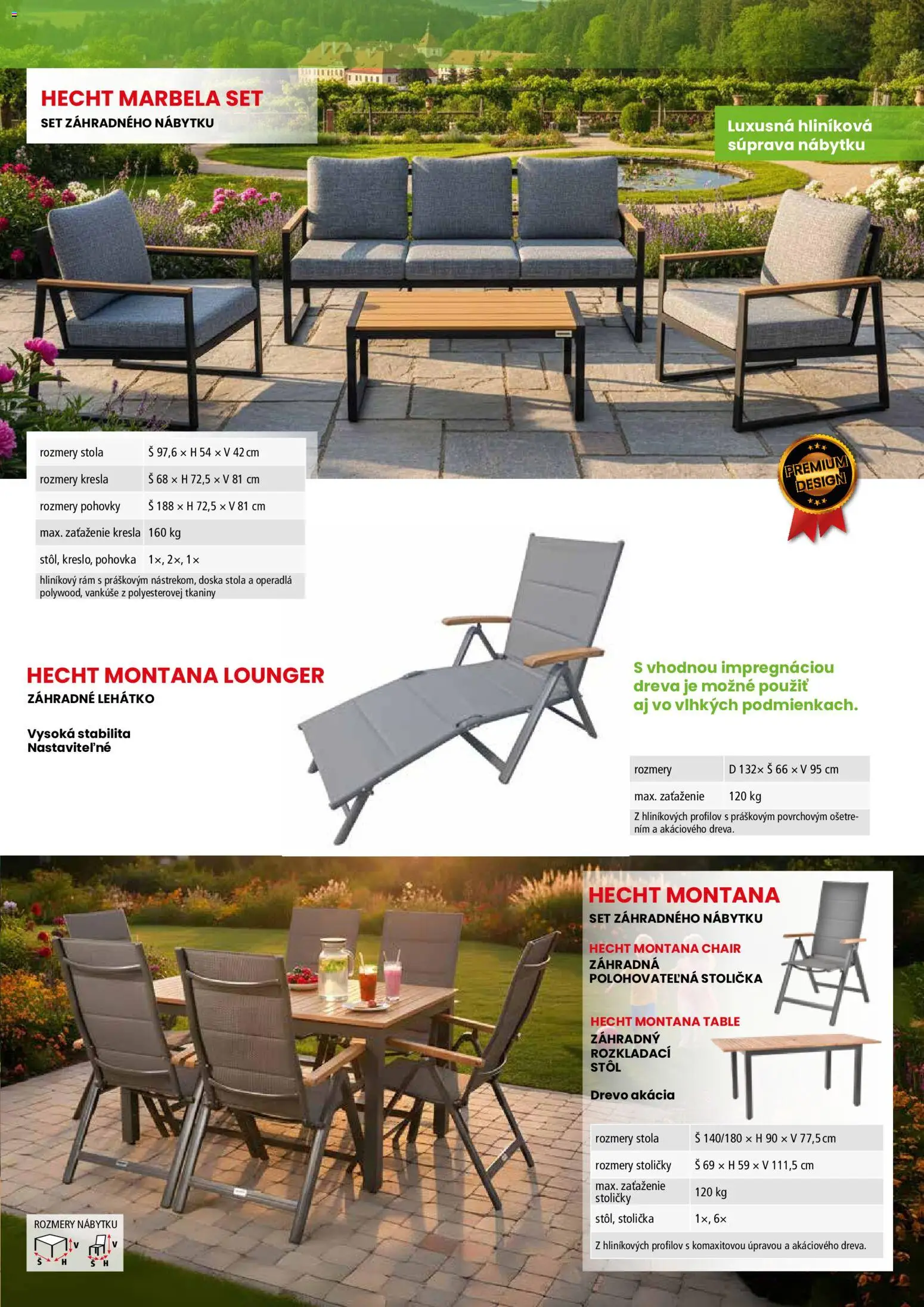 Nové Hecht akcie – leták je platný od 19.02.2026 | Strana: 125 | Produkty: Kreslá, Stoličky, Pohovka, Vankúše