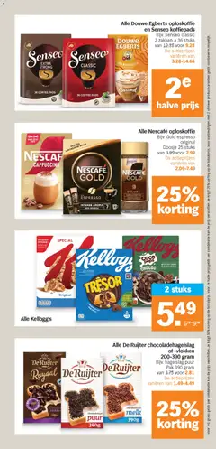 Albert Heijn folder week 44 - Voorbeeld van een folder van Albert Heijn, geldig van 27.10.2025 | Pagina: 24 | Producten: Koffiepads, Kan, Pads, Cappuccino