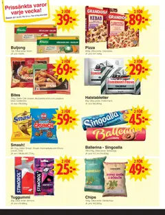 Matöppet - erbjudanden - Förhandsvisning av reklamblad från butik Matöppet aktuell från 24.11.2025 | Sida: 3 | Produkter: Salt, Singoalla, Rödlök, Tuggummi