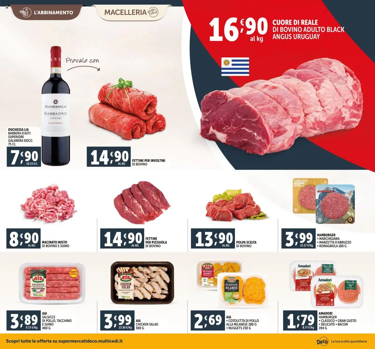 Volantino Decò del 16.10.2025 | Pagina: 6 | Prodotti: Bovino, Nuggets, Suino, Tacchino
