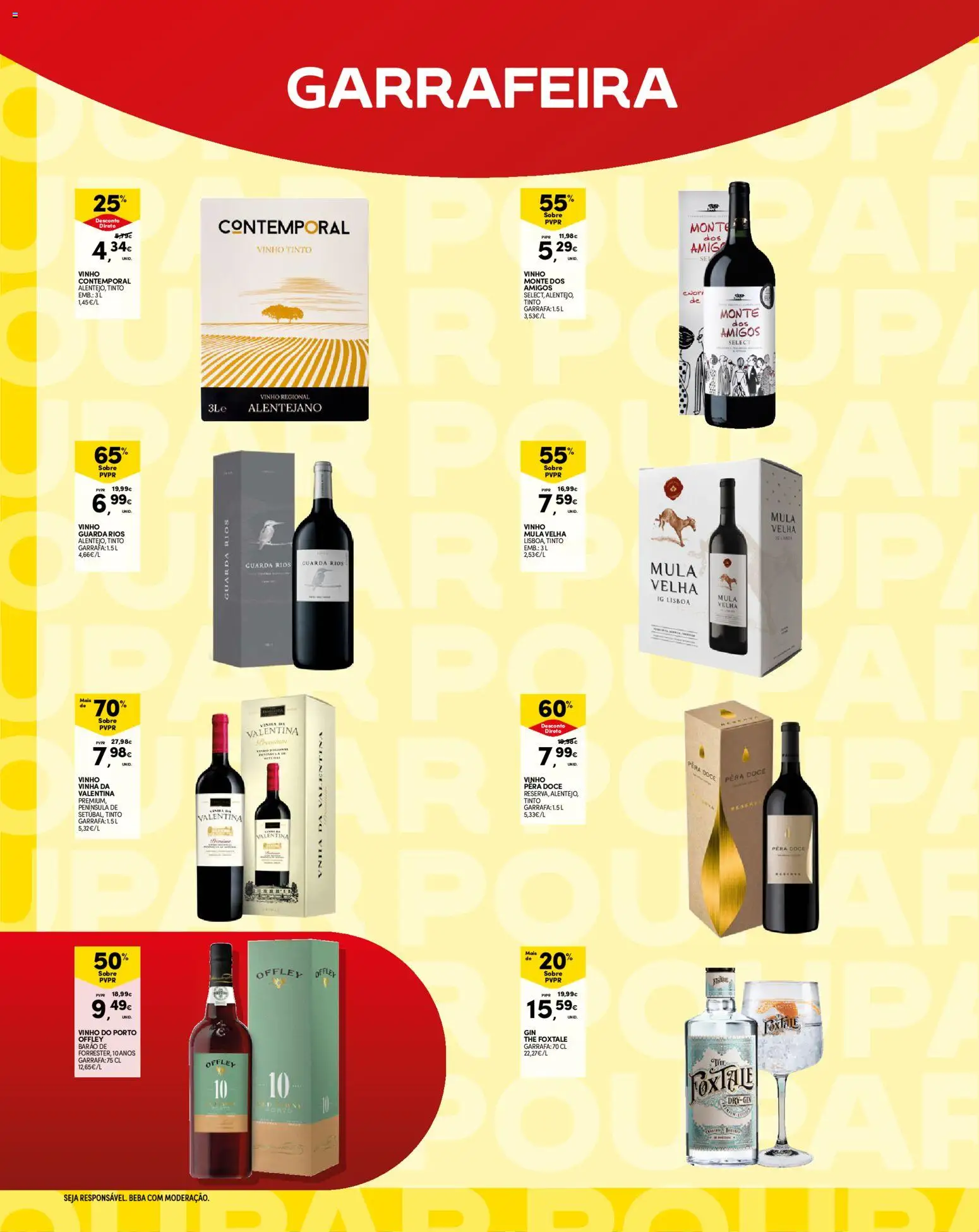 Continente Madeira │ válido de 07.04.2026 | Página: 18 | Produtos: Pera doce vinho, Vinho, Gin, Vinho tinto