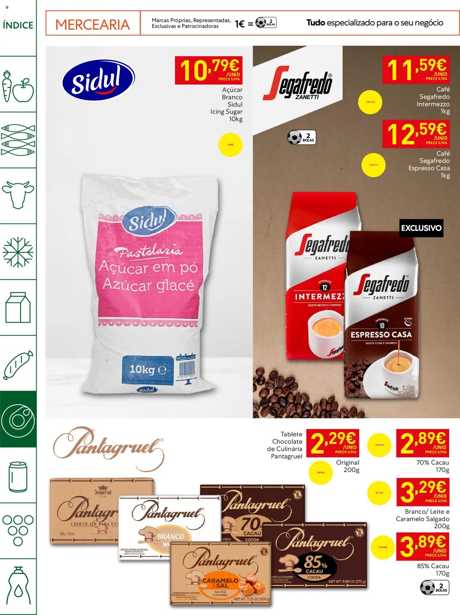 Recheio Horeca │ válido de 21.04.2026 | Página: 22 | Produtos: Pó, Café, Chocolate, Açúcar