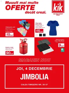 Ofertele Kik valabile de la 01.12.2025