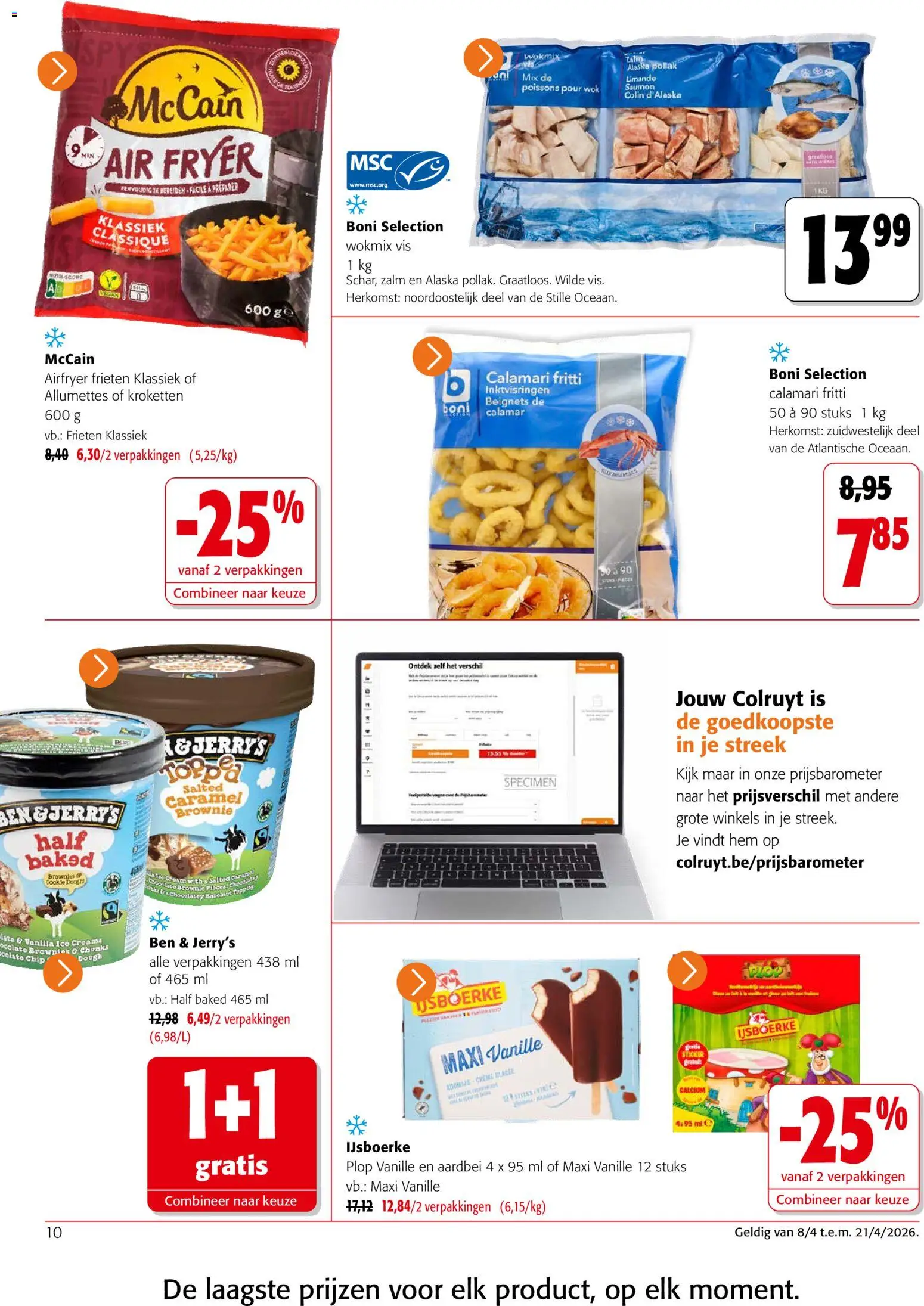 {H1} | Pagina: 10 | Producten: Zalm, Vis, Aardbei, Crème