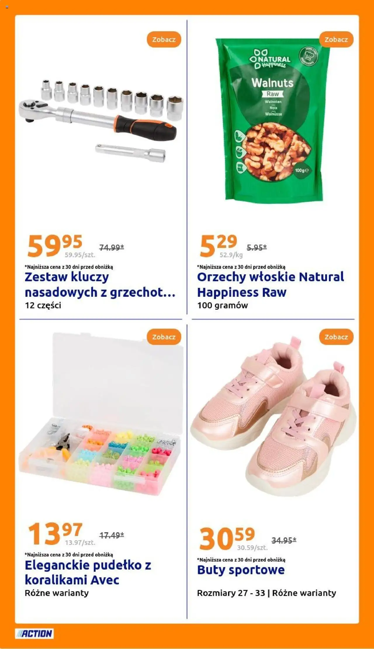 Action Gazetka od 06.08.2025 | Strona: 22 | Produkty: Buty, Orzechy włoskie, Pudełko, Orzechy