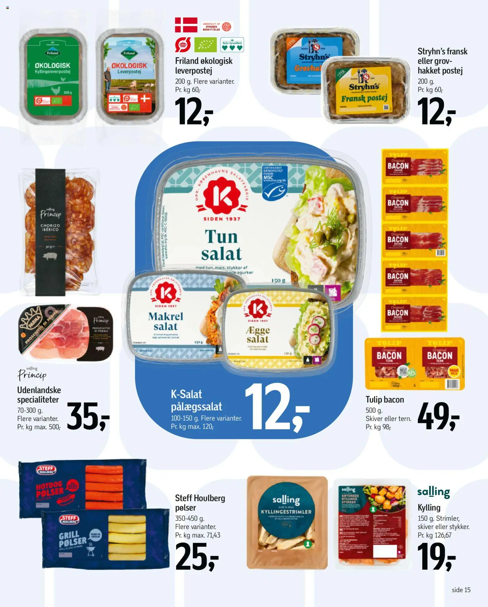 Føtex tilbudsavis – gyldig fra 16.01.2026 | Side: 34 | Produkter: Salat, Makrel, Leverpostej, Bacon