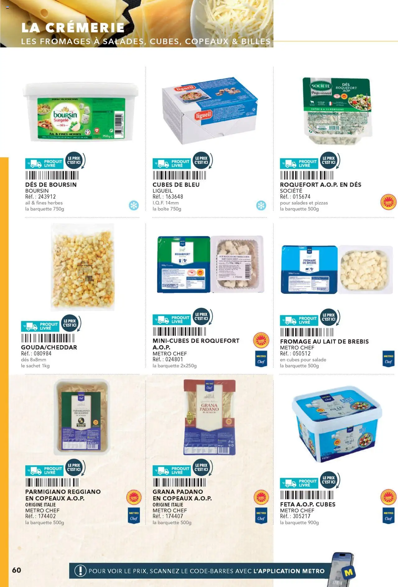  | Page: 60 | Produits: Salade, Ail, Fromage, Livre