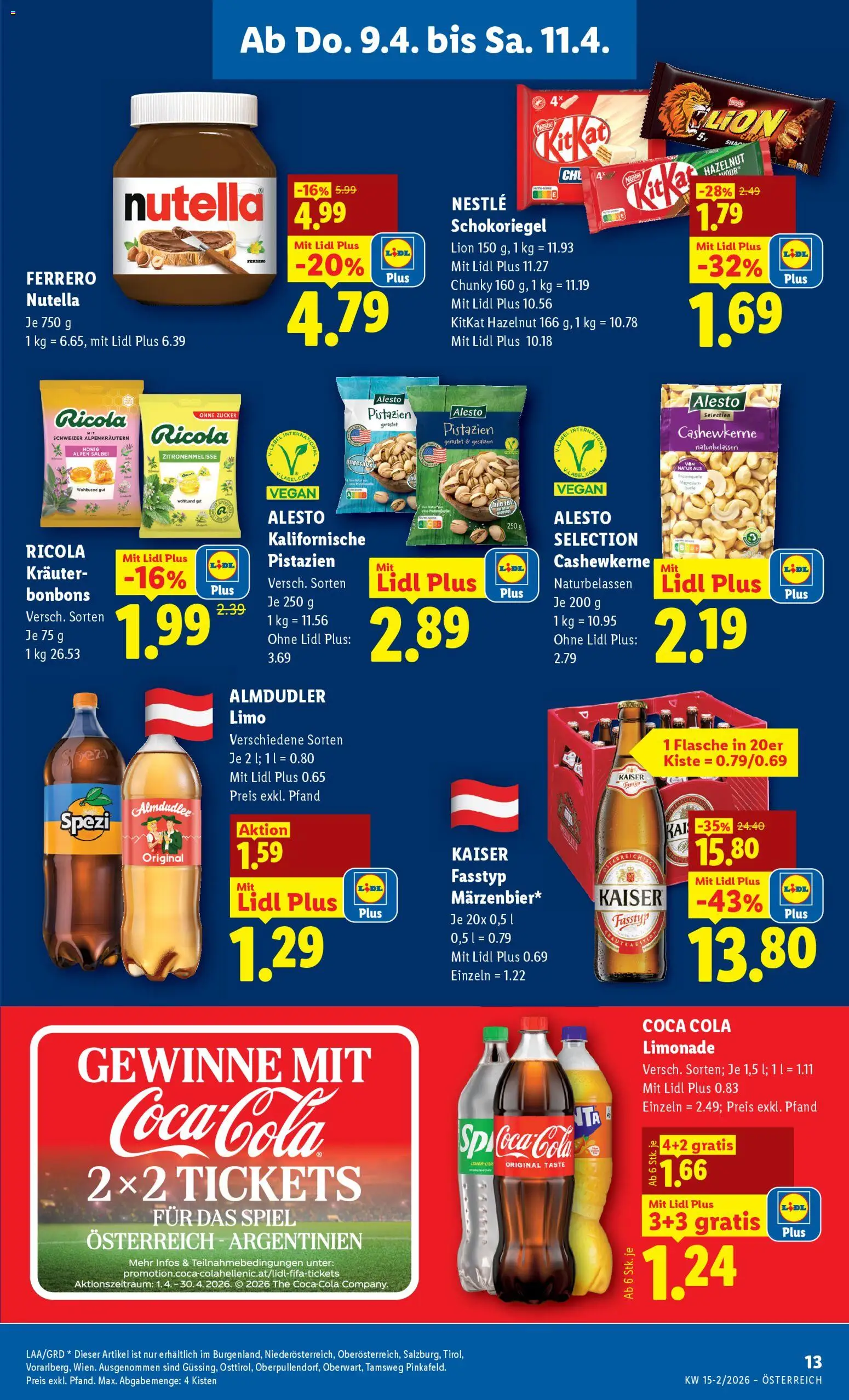 Lidl Flugblatt - Eisenstadt, Ebenfurth, Mattersburg gültig ab 08.04.2026 | Seite: 15 | Produkte: Zucker, Spiel