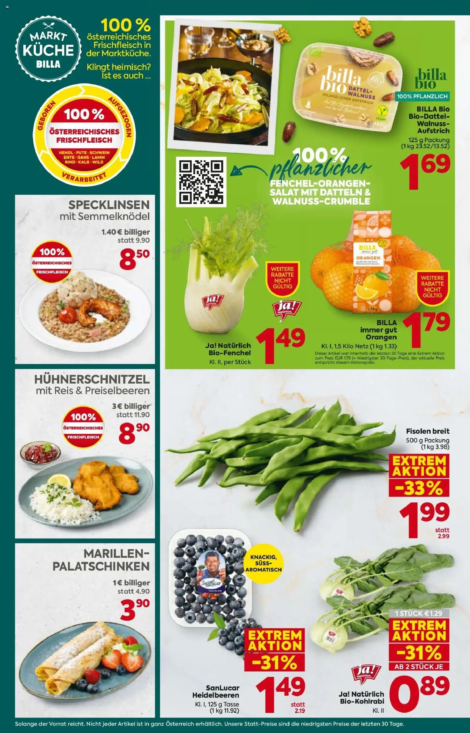 Billa Plus - BILLA PLUS: Flugblatt Burgenland gültig ab 28.01.2026 | Seite: 10 | Produkte: Salat, Dattel, Orangen, Reis