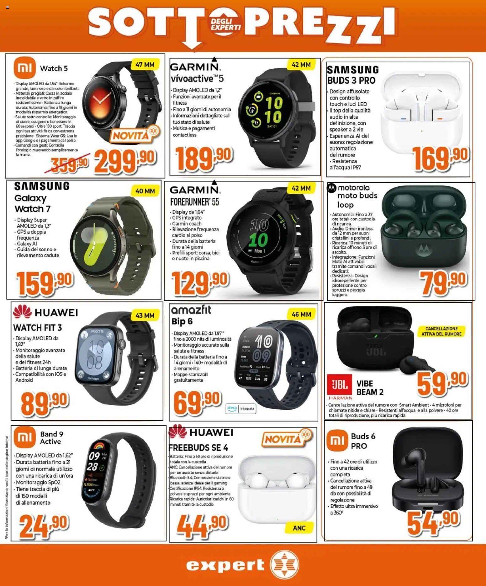Volantino Expert del 26.02.2026 | Pagina: 5 | Prodotti: Schermo, Huawei, Piscina, Audio