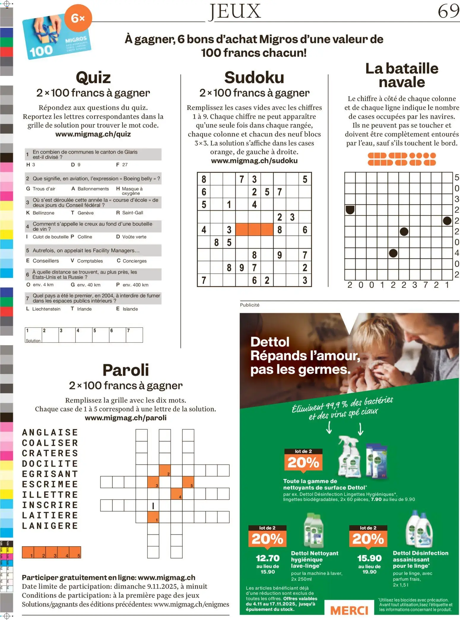 Migros Magazin FR – gültig ab 03.11.2025 | Seite: 69