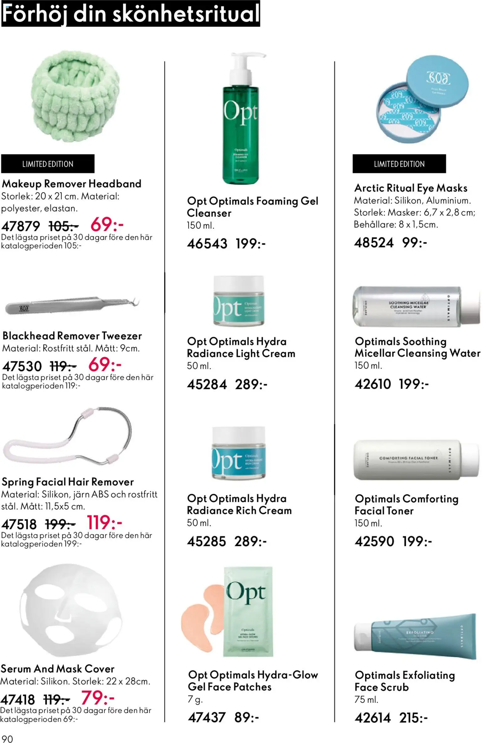Oriflame reklamblad aktuell från 29.10.2025 | Sida: 90 | Produkter: Järn, Mask, Serum