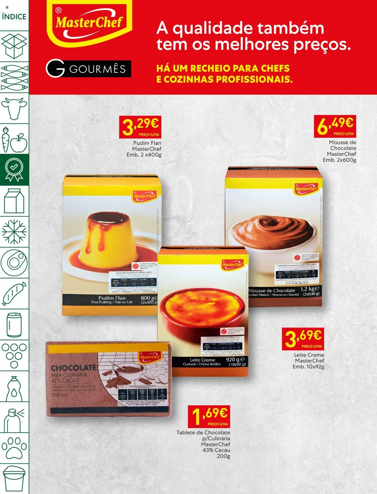 Recheio folheto │ válido de 08.07.2025 | Página: 14 | Produtos: Pudim, Leite, Chocolate, Creme