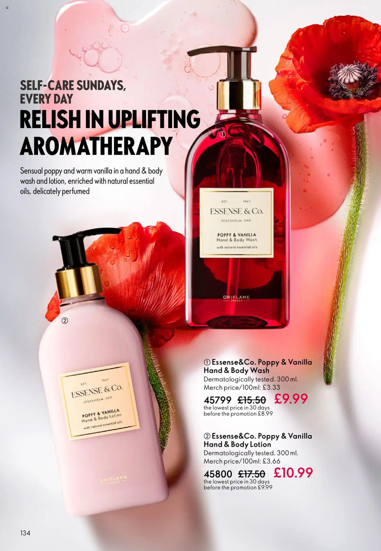 | Page: 134 | Products: Body lotion, Vanilla