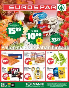 Katso Tokmanni - EUROSPAR Ylöjärvi Ruokasanomat voimassa alkaen 17.07.2025