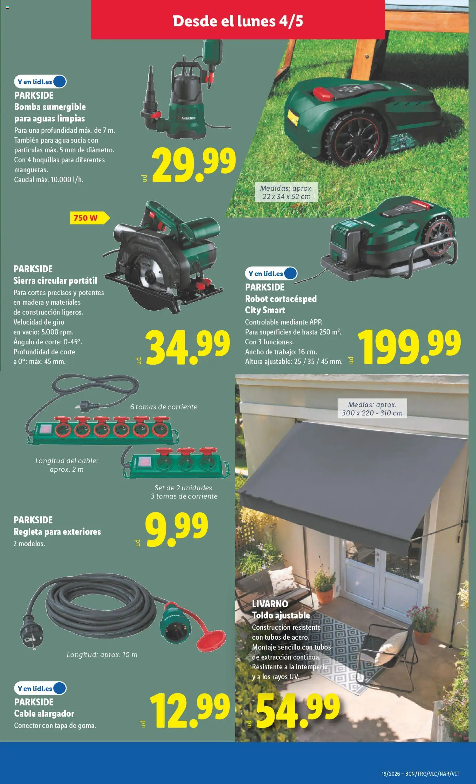 Lidl folleto de bazar │ válido desde el 04.05.2026 | Página: 9 | Productos: Cable, Conector, Robot, Απολυμαντικό