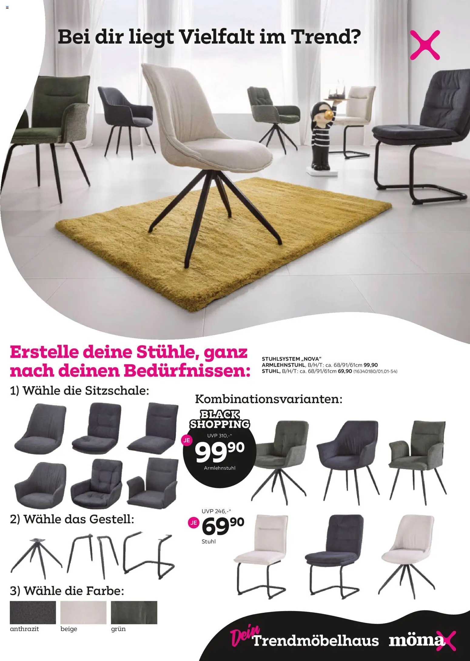 Mömax - Black Friday gültig ab 25.11.2025 | Seite: 11 | Produkte: Stuhl