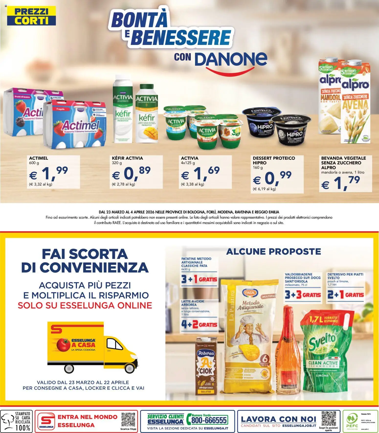Volantino Esselunga S del 23.03.2026 | Pagina: 29 | Prodotti: Patatine, Prosecco, Zucchero, Latte