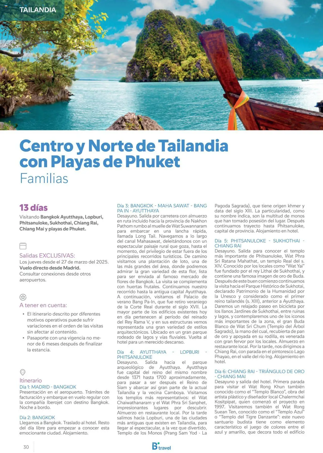 B the travel brand Asia 2025 │ válido desde el 15.11.2024 | Página: 30 | Productos: Bicicleta, Pan