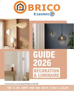 Brico E.Leclerc - Prévisualisation de Brico E.Leclerc - Guide decoration interieure valide à partir de 20.01.2026