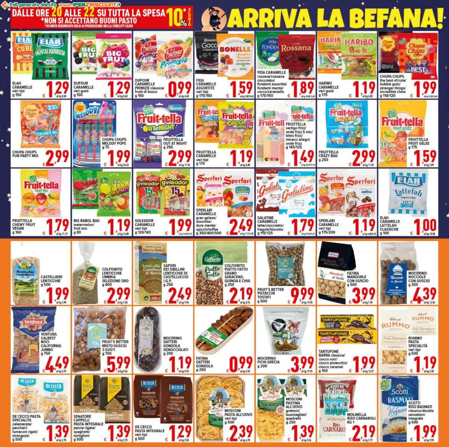 Volantino Ipertriscount del 27.12.2025 | Pagina: 3 | Prodotti: Riso Basmati, Riso Carnaroli, Mandorle, Pistacchi