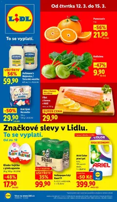 Náhled letáku Lidl aktuální leták od 12.03.2026