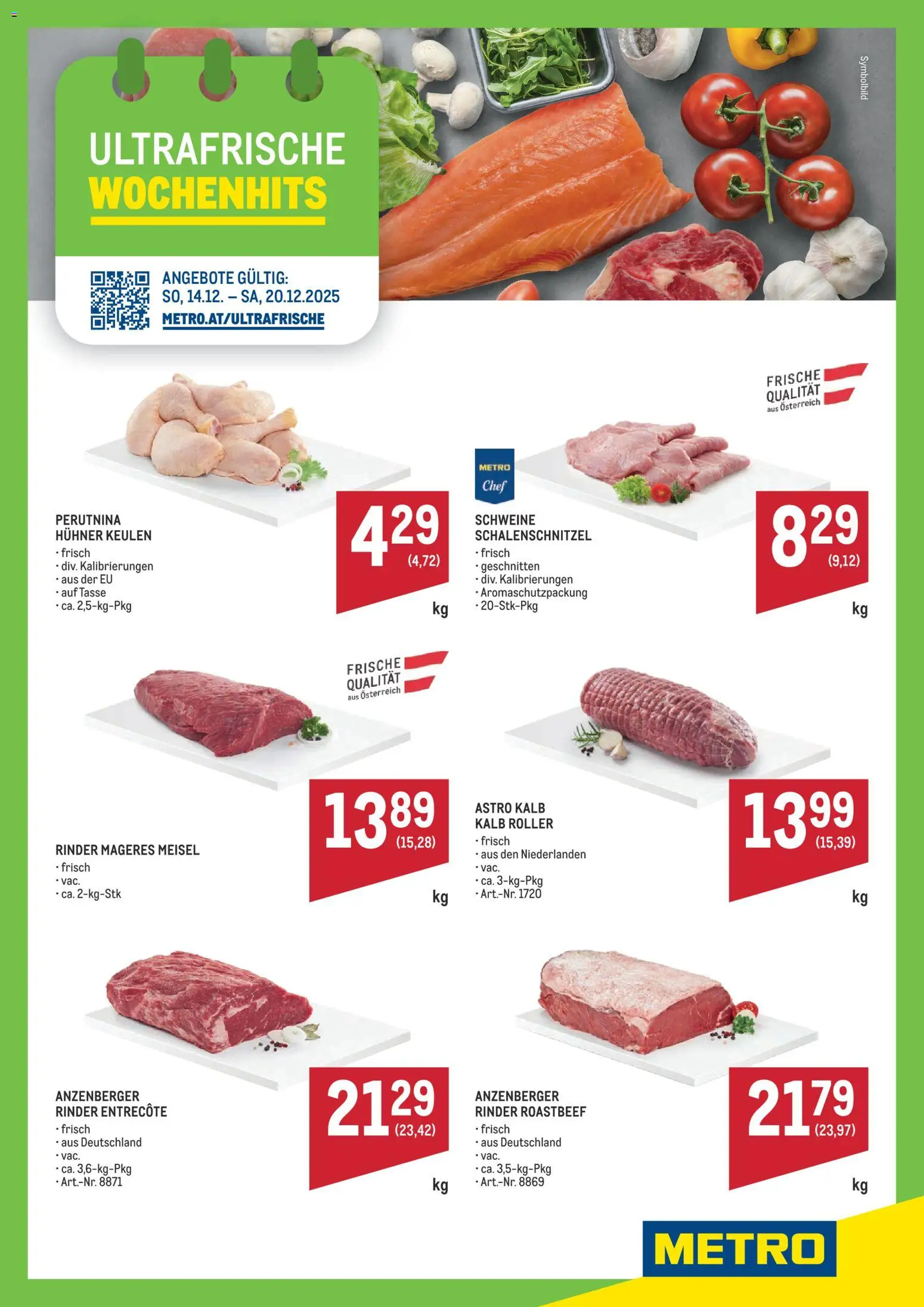 Metro angebote Wochenhits gültig ab 14.12.2025 | Seite: 1 | Produkte: Cage de football