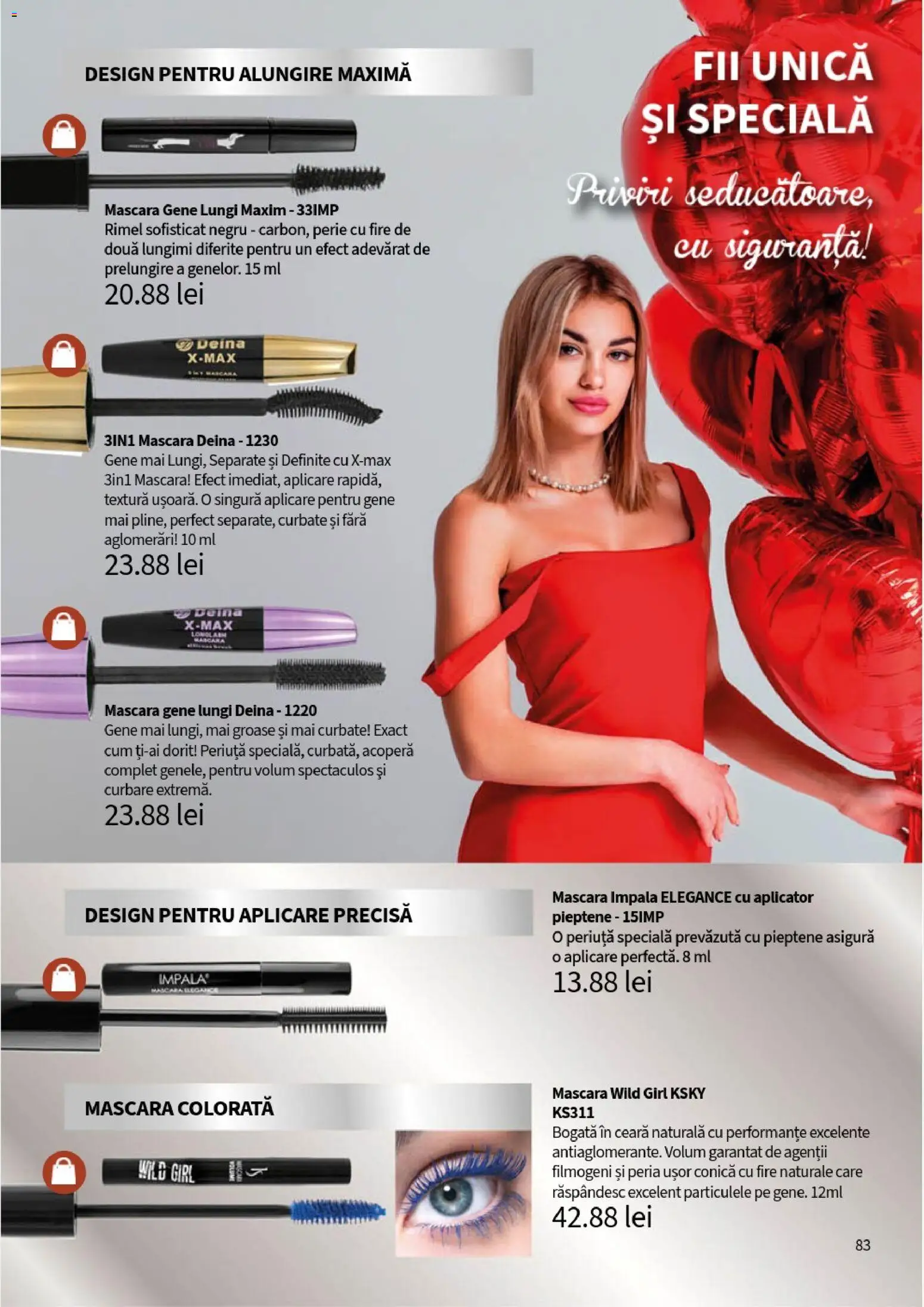 Noul catalog Lady’s – valabil de la 05.01.2026 | Pagină: 85 | Produse: Pieptene, Perie, Mascara