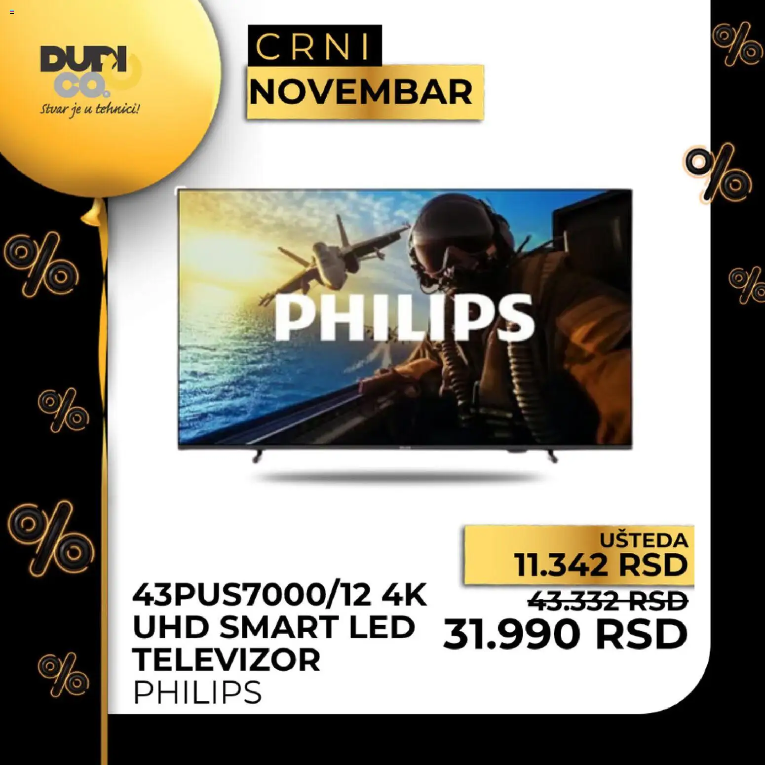 Dudi co. katalog - važi od 10.11.2025 | Strana: 43 | Proizvode: Televizor