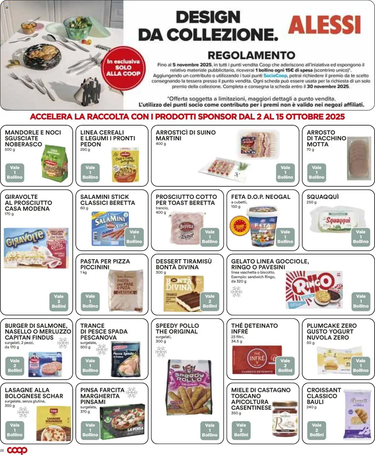 Volantino COOP del 02.10.2025 | Pagina: 22 | Prodotti: Arrosto, Yogurt, Merluzzo, Prosciutto