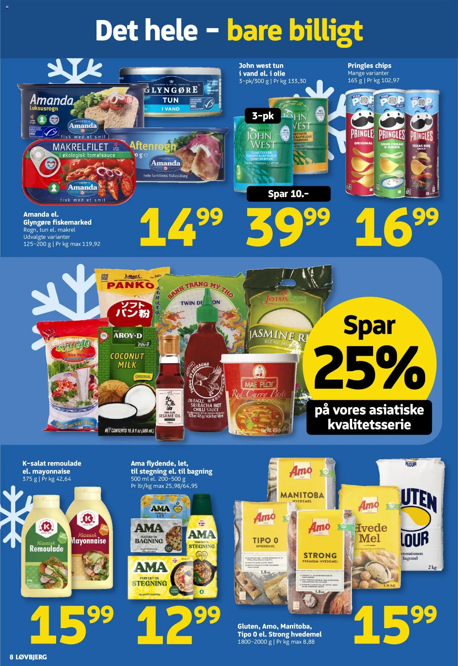 Løvbjerg tilbudsavis – gyldig fra 16.01.2026 | Side: 8 | Produkter: Fisk, Chilli, Makrel, Focaccia