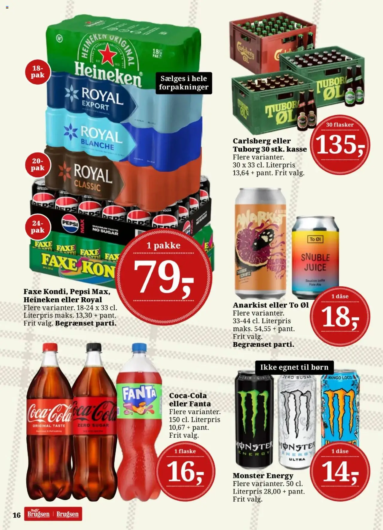 Dagli'Brugsen tilbudsavis – gyldig fra 10.10.2025 | Side: 17 | Produkter: Juice, Øl, Fanta, Pepsi
