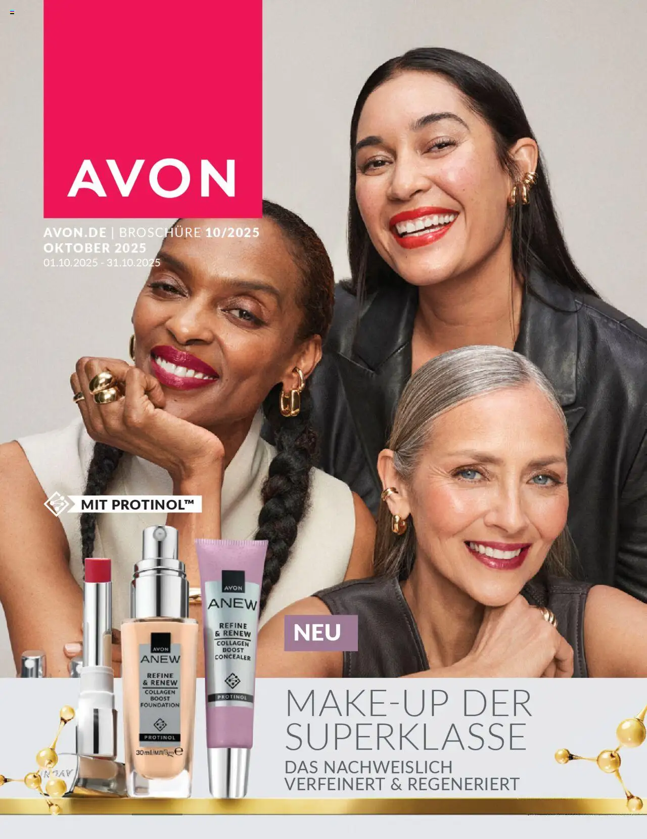 AVON Katalog Oktober 2025 – gültig ab 01.10.2025 | Seite: 1 | Produkte: Concealer, Foundation