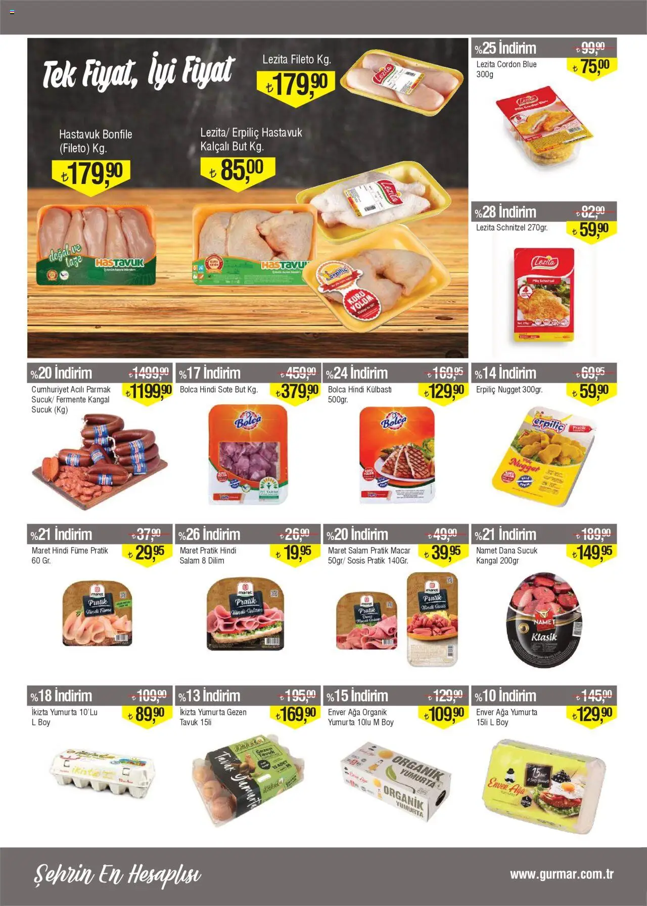 Gürmar Katalog - 16.09.2025 tarihinden itibaren geçerlidir | Sayfa: 4 | Ürünler: Yumurta, Sosis, Hindi füme, Sucuk