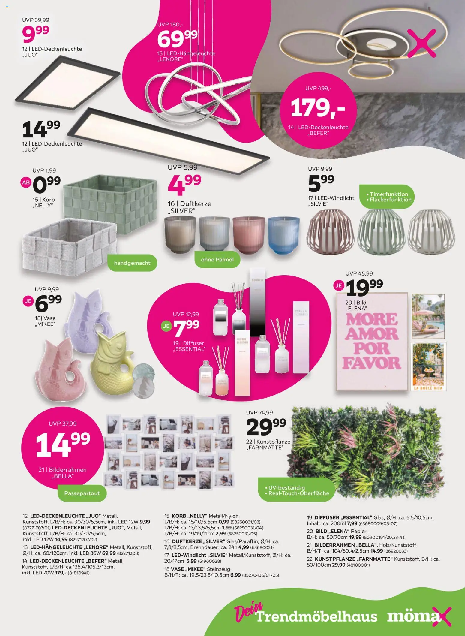 Mömax Prospekt 	 – gültig ab 13.04.2026 | Seite: 9 | Produkte: Korb, Vase, Bilderrahmen