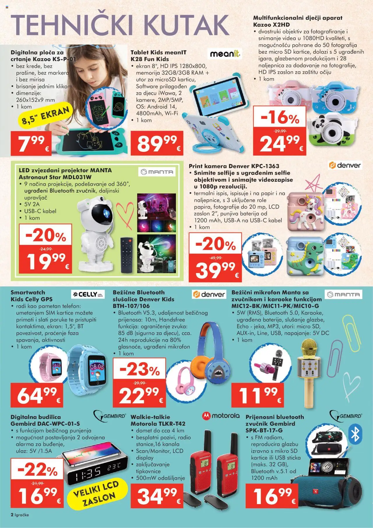 Interspar katalog | vrijedi od 22.10.2025 | Stranica: 2 | Proizvodi: Smartwatch, Baterija, Budilica, Kabel