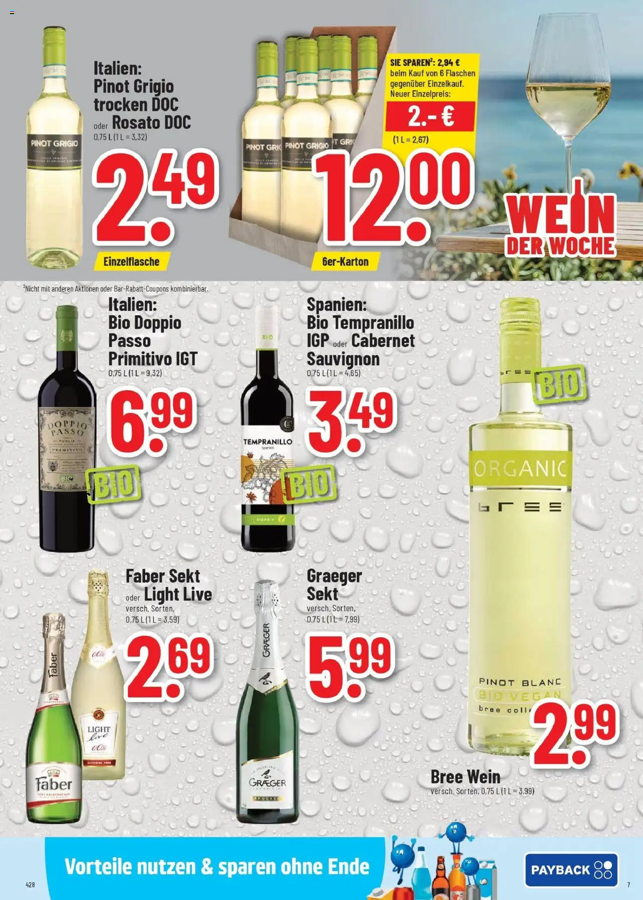 Trinkgut prospekt Idstein	 - gültig ab dem 20.07.2025 | Seite: 7 | Produkte: Sekt, Bree, Doppio Passo, Wein