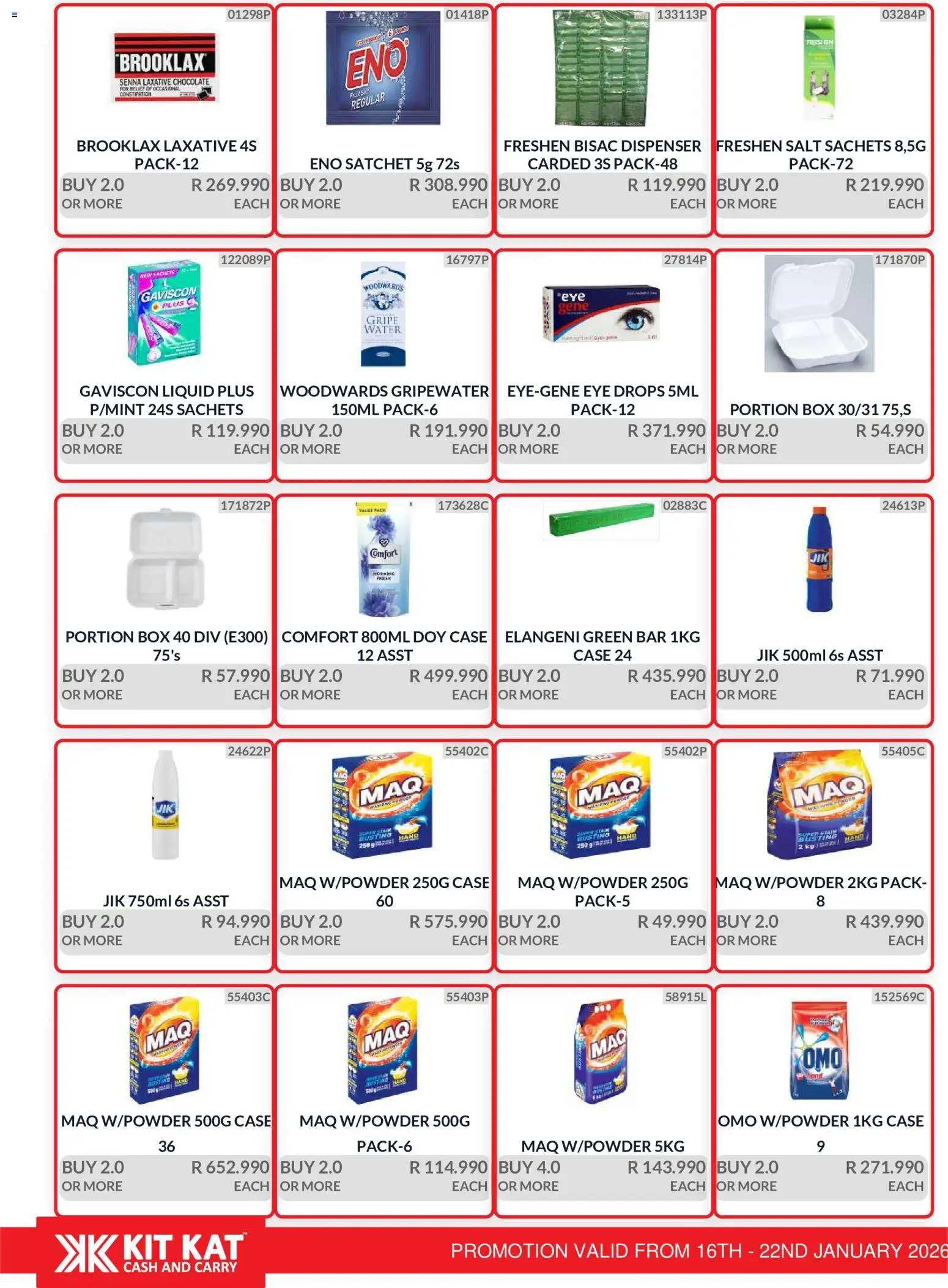 New KIT KAT Cash & Carry catalogue – valid from 16.01.2026 | Page: 25 | Products: Case, Chocolate, Water, Salt