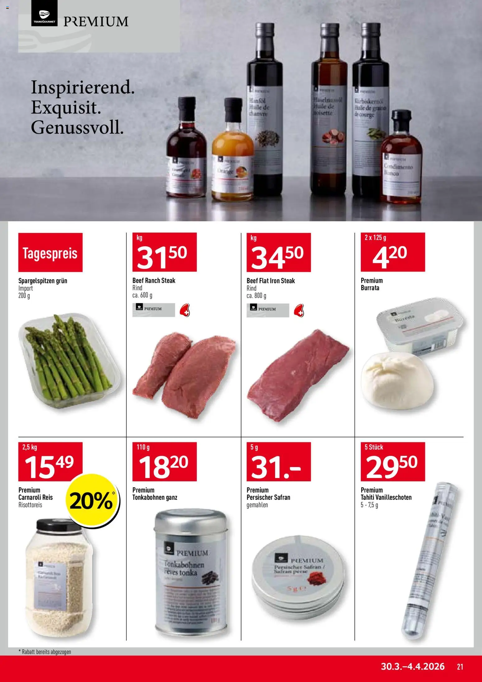 Prodega aktionen – gültig ab 30.03.2026 | Seite: 21 | Produkte: Fennikel, Reis