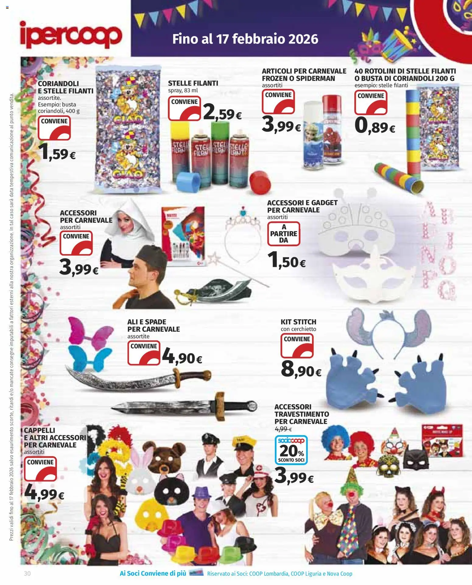 Volantino Ipercoop del 29.01.2026 | Pagina: 30 | Prodotti: Data