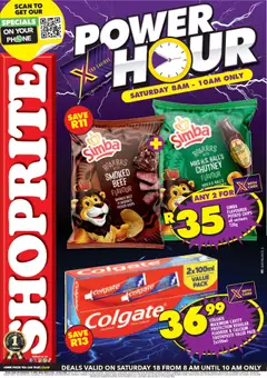 Shoprite specials catalogue – valid from 18.04.2026