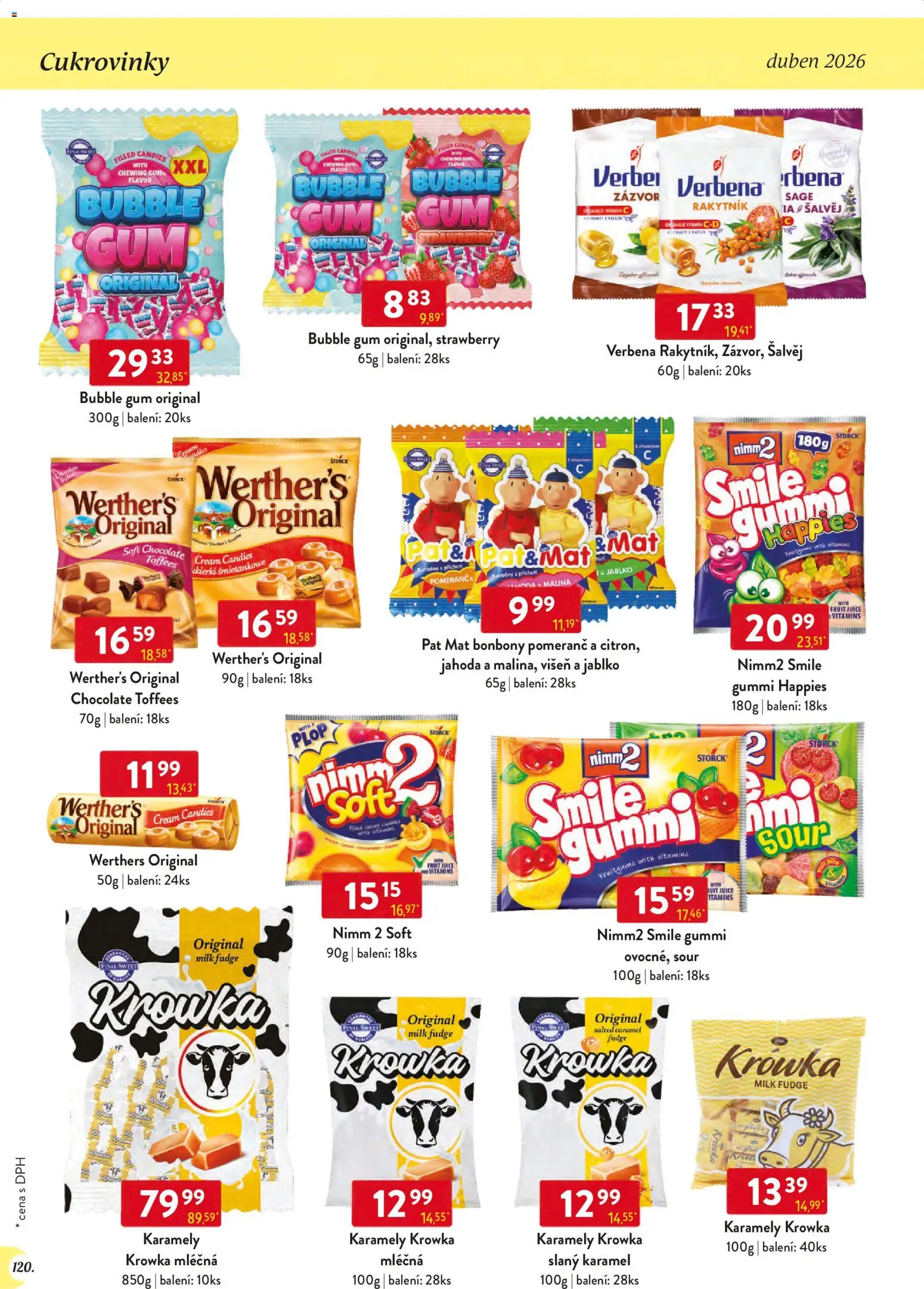 Astur & Qanto leták - Velkoobchod 04/2026 od 01.04.2026 | Strana: 120 | Produkty: Slaný karamel, Bonbóny, Zázvor