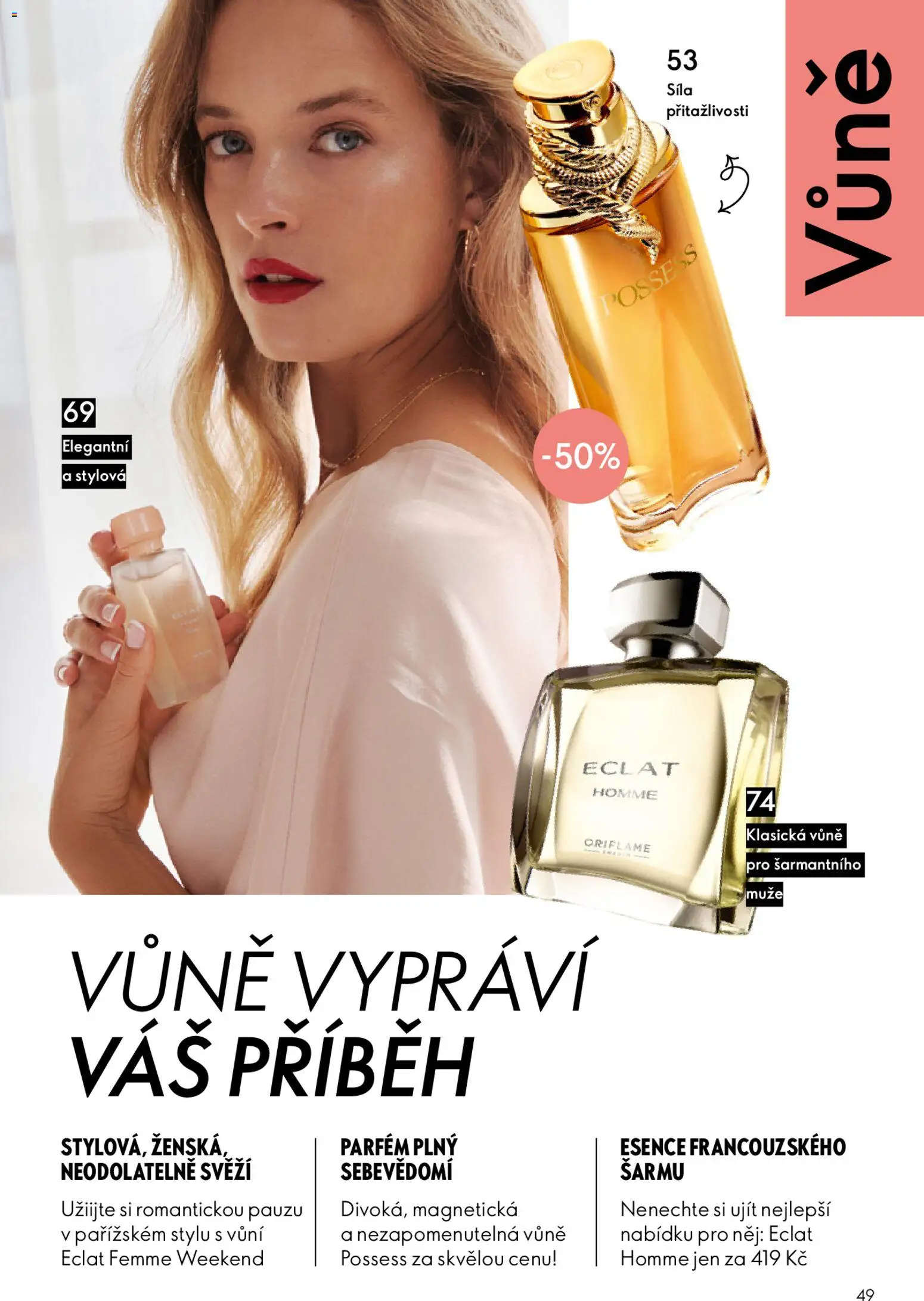 Oriflame katalog č.15/2025 od 22.10.2025 | Strana: 49 | Produkty: Parfém