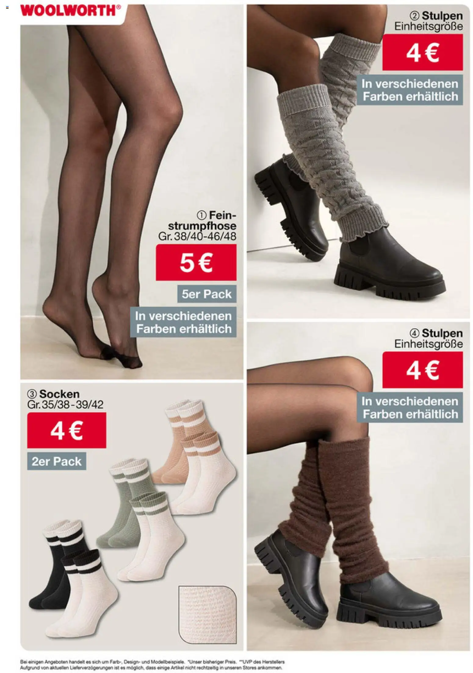 Woolworth Unser neuer Prospekt  – gültig ab 31.10.2025 | Seite: 11 | Produkte: Socken, Strumpfhose